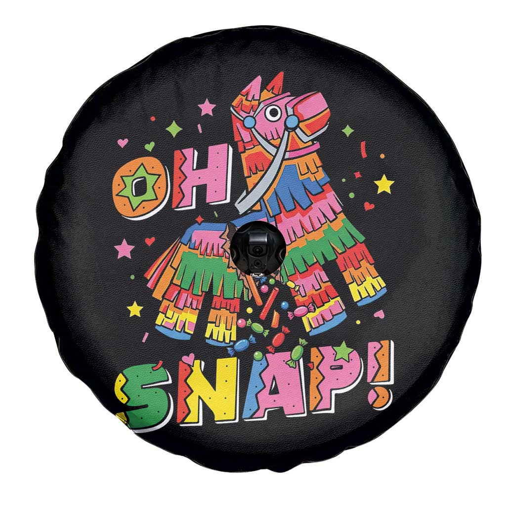 Funny Cinco De Mayo Pinata Candy Party Spare Tire Cover Oh Snap TS12 Print Your Wear