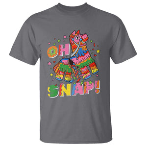 Funny Cinco De Mayo Pinata Candy Party T Shirt Oh Snap TS12 Charcoal Print Your Wear