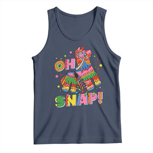 Funny Cinco De Mayo Pinata Candy Party Tank Top Oh Snap TS12 Navy Print Your Wear