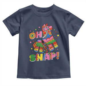 Funny Cinco De Mayo Pinata Candy Party Toddler T Shirt Oh Snap TS12 Navy Print Your Wear
