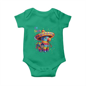 Hilarious Pinata Candy Rainbow Fiesta Party Baby Onesie Oh Snap TS12 Irish Green Print Your Wear