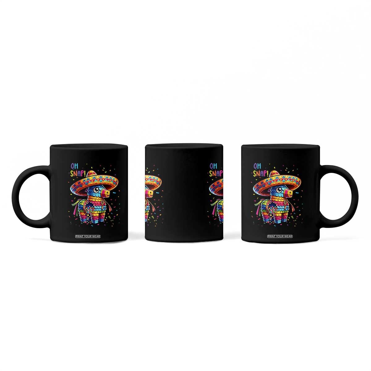 Hilarious Pinata Candy Rainbow Fiesta Party Coffee Mug Oh Snap TS12 Print Your Wear