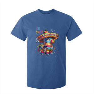 Hilarious Pinata Candy Rainbow Fiesta Party T Shirt For Kid Oh Snap TS12 Royal Blue Print Your Wear
