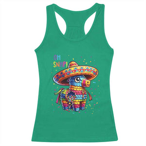 Hilarious Pinata Candy Rainbow Fiesta Party Racerback Tank Top Oh Snap TS12 Irish Green Print Your Wear