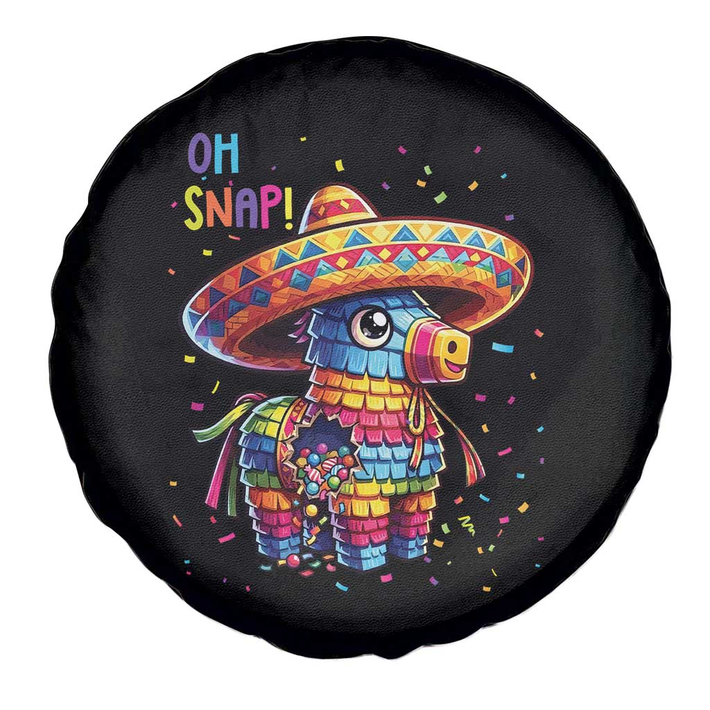Hilarious Pinata Candy Rainbow Fiesta Party Spare Tire Cover Oh Snap TS12 Print Your Wear
