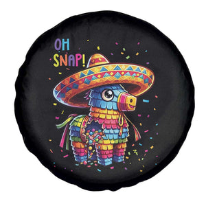 Hilarious Pinata Candy Rainbow Fiesta Party Spare Tire Cover Oh Snap TS12 Print Your Wear