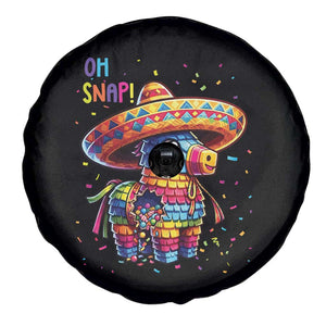 Hilarious Pinata Candy Rainbow Fiesta Party Spare Tire Cover Oh Snap TS12 Print Your Wear