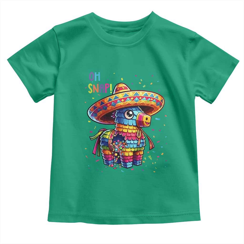 Hilarious Pinata Candy Rainbow Fiesta Party Toddler T Shirt Oh Snap TS12 Irish Green Print Your Wear