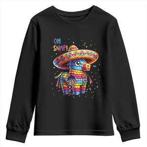 Hilarious Pinata Candy Rainbow Fiesta Party Youth Sweatshirt Oh Snap TS12 Black Print Your Wear