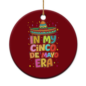 Funny Mexican Fiesta Party Ceramic Ornament In My Cinco De Mayo Era TS12 1pc Red Print Your Wear