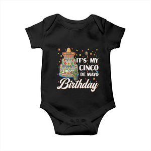 Funny Cinco De Mayo Birthday Baby Onesie Mexican Fiesta Theme Party TS12 Black Print Your Wear