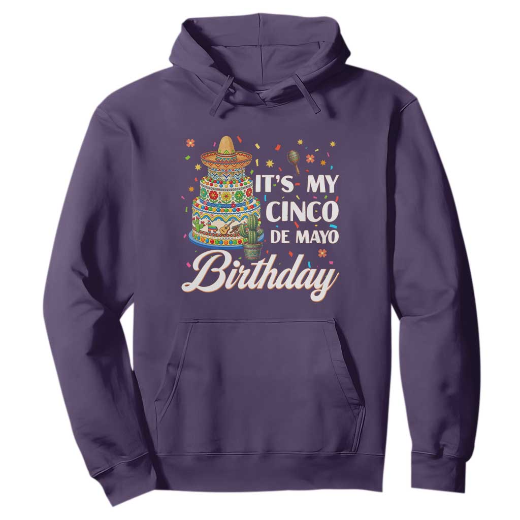 Funny Cinco De Mayo Birthday Hoodie Mexican Fiesta Theme Party TS12 Purple Print Your Wear