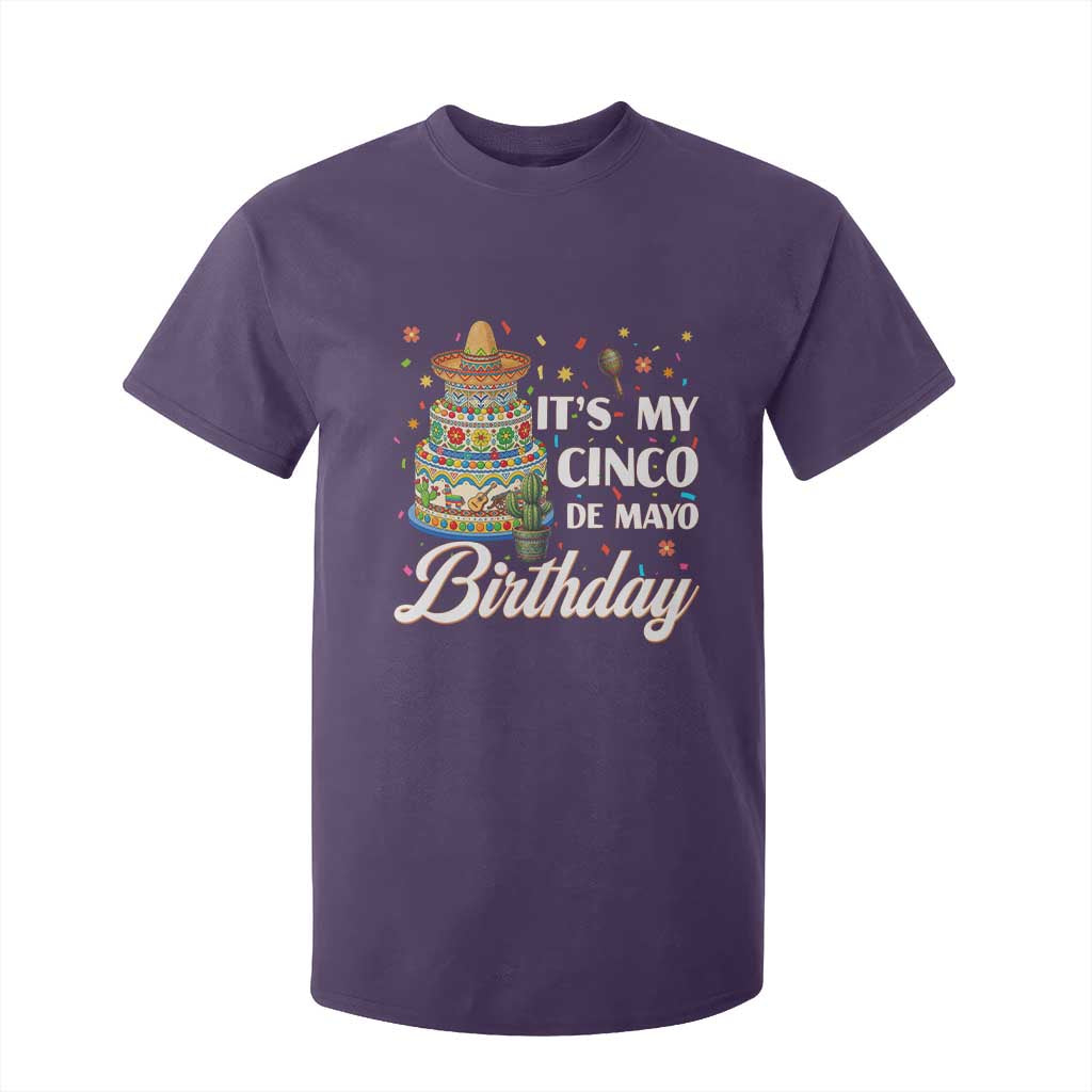 Funny Cinco De Mayo Birthday T Shirt For Kid Mexican Fiesta Theme Party TS12 Purple Print Your Wear