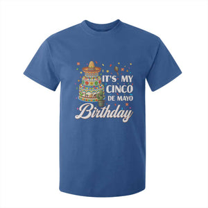 Funny Cinco De Mayo Birthday T Shirt For Kid Mexican Fiesta Theme Party TS12 Royal Blue Print Your Wear