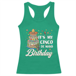 Funny Cinco De Mayo Birthday Racerback Tank Top Mexican Fiesta Theme Party TS12 Irish Green Print Your Wear