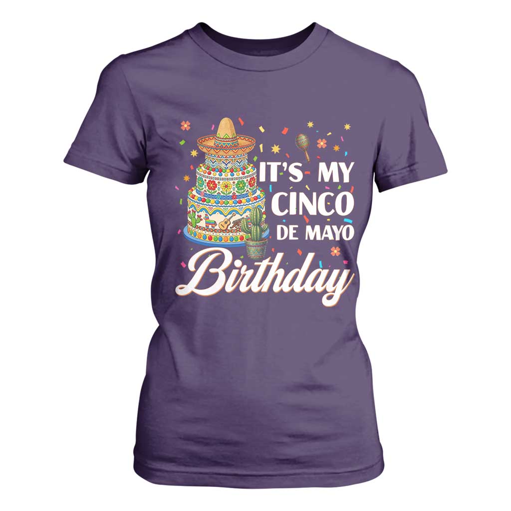 Funny Cinco De Mayo Birthday T Shirt For Women Mexican Fiesta Theme Party TS12 Purple Print Your Wear