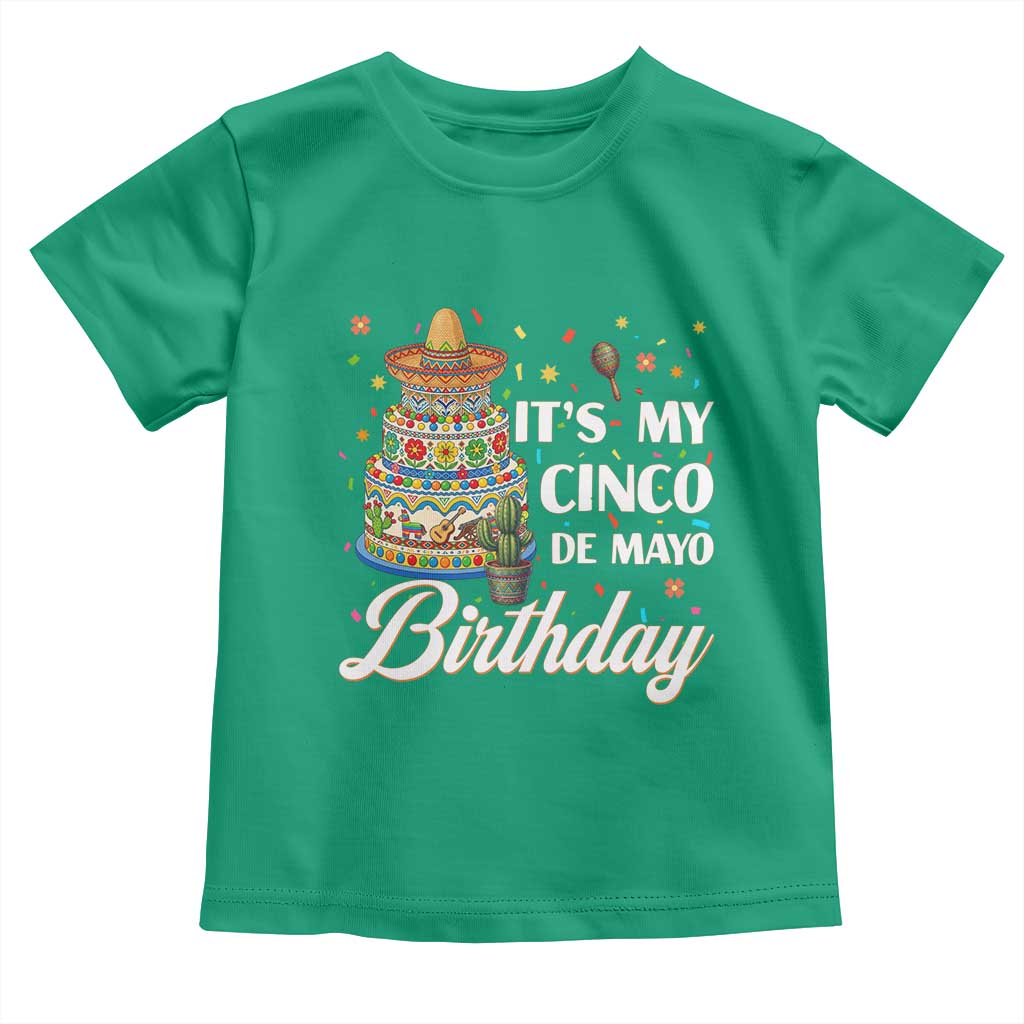 Funny Cinco De Mayo Birthday Toddler T Shirt Mexican Fiesta Theme Party TS12 Irish Green Print Your Wear