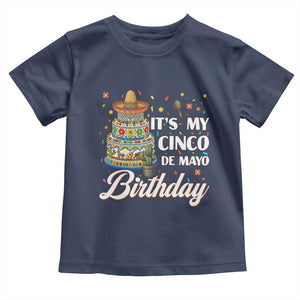 Funny Cinco De Mayo Birthday Toddler T Shirt Mexican Fiesta Theme Party TS12 Navy Print Your Wear