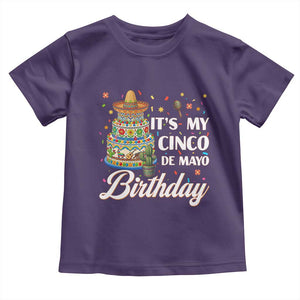 Funny Cinco De Mayo Birthday Toddler T Shirt Mexican Fiesta Theme Party TS12 Purple Print Your Wear