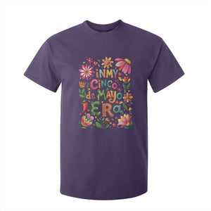 Trendy Floral Fiesta Celebration T Shirt For Kid In My Cinco De Mayo Era TS12 Purple Print Your Wear