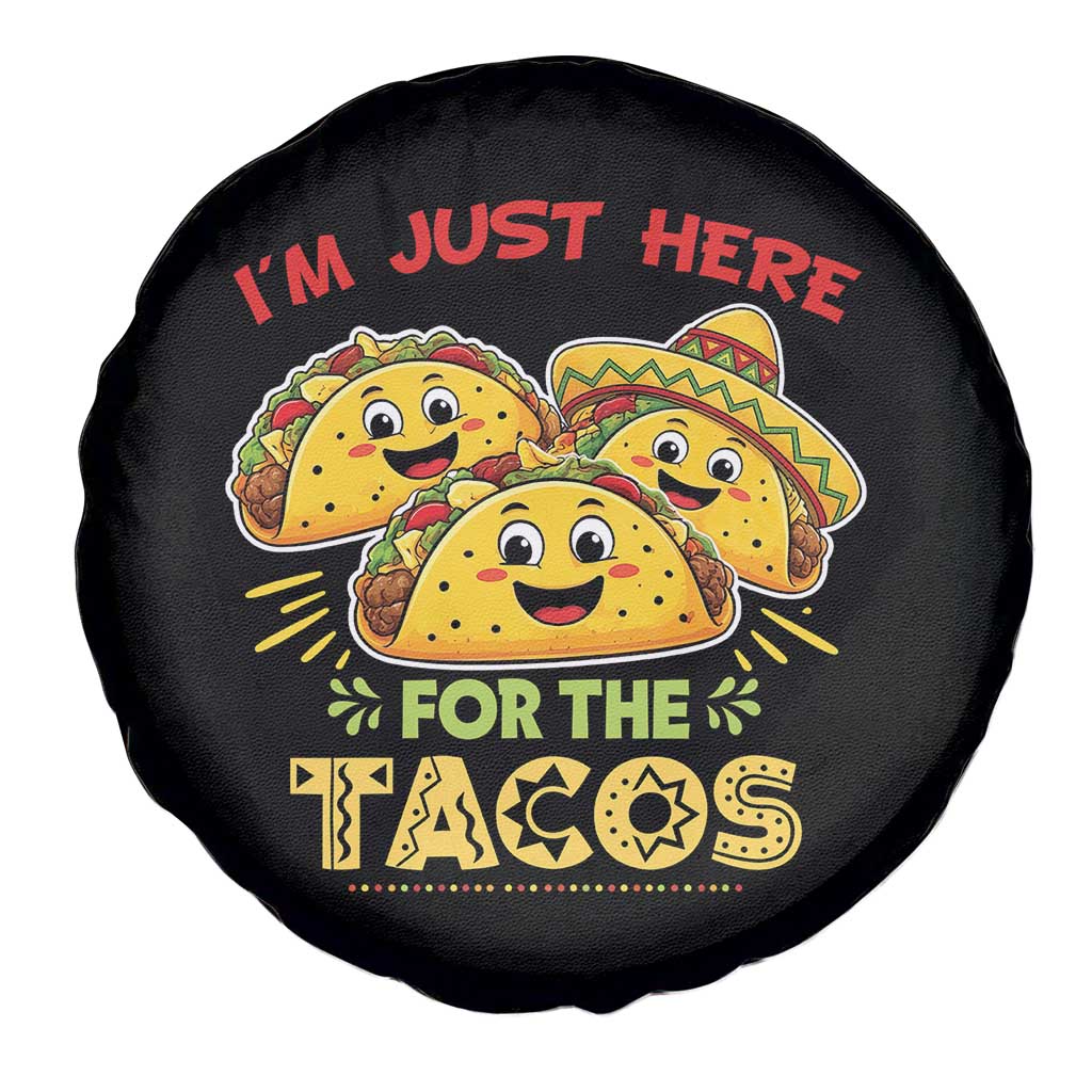 Funny Cinco De Mayo Just Here For The Tacos Spare Tire Cover Taco Lover Gift TS12 Print Your Wear