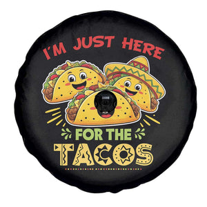 Funny Cinco De Mayo Just Here For The Tacos Spare Tire Cover Taco Lover Gift TS12 Print Your Wear