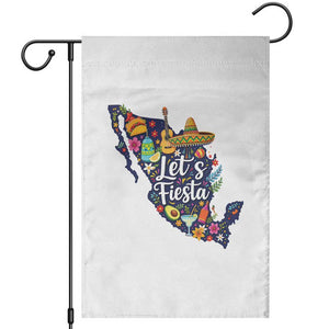 Cinco De Mayo Party Mexican Map Garden Flag Lets Fiesta TS12 White Print Your Wear