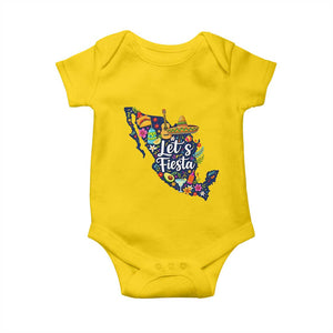 Cinco De Mayo Party Mexican Map Baby Onesie Lets Fiesta TS12 Daisy Print Your Wear