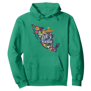 Cinco De Mayo Party Mexican Map Hoodie Lets Fiesta TS12 Irish Green Print Your Wear
