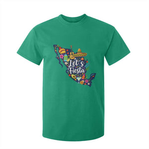 Cinco De Mayo Party Mexican Map T Shirt For Kid Lets Fiesta TS12 Irish Green Print Your Wear