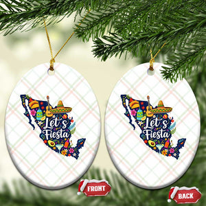 Cinco De Mayo Party Mexican Map Ceramic Ornament Lets Fiesta TS12 Print Your Wear