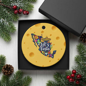 Cinco De Mayo Party Mexican Map Ceramic Ornament Lets Fiesta TS12 1pc Yellow Cheese Print Your Wear