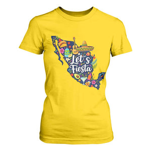 Cinco De Mayo Party Mexican Map T Shirt For Women Lets Fiesta TS12 Daisy Print Your Wear