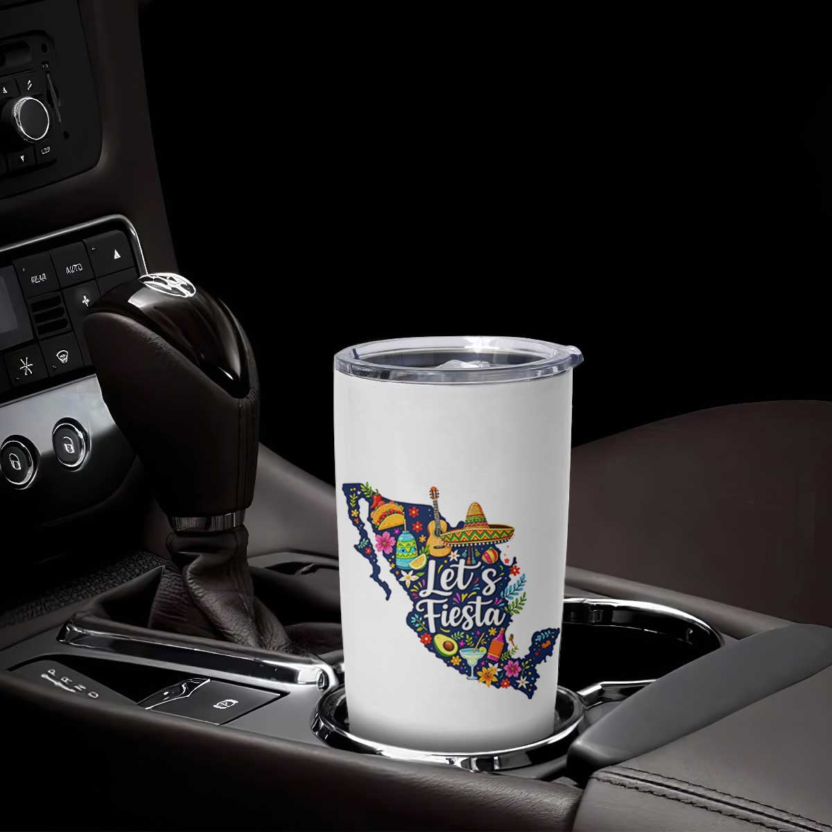 Cinco De Mayo Party Mexican Map Tumbler Cup Lets Fiesta TS12 Print Your Wear