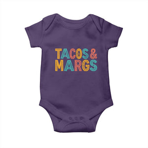 Tacos And Margaritas Lover Baby Onesie Cinco De Mayo Fiesta TS12 Purple Print Your Wear