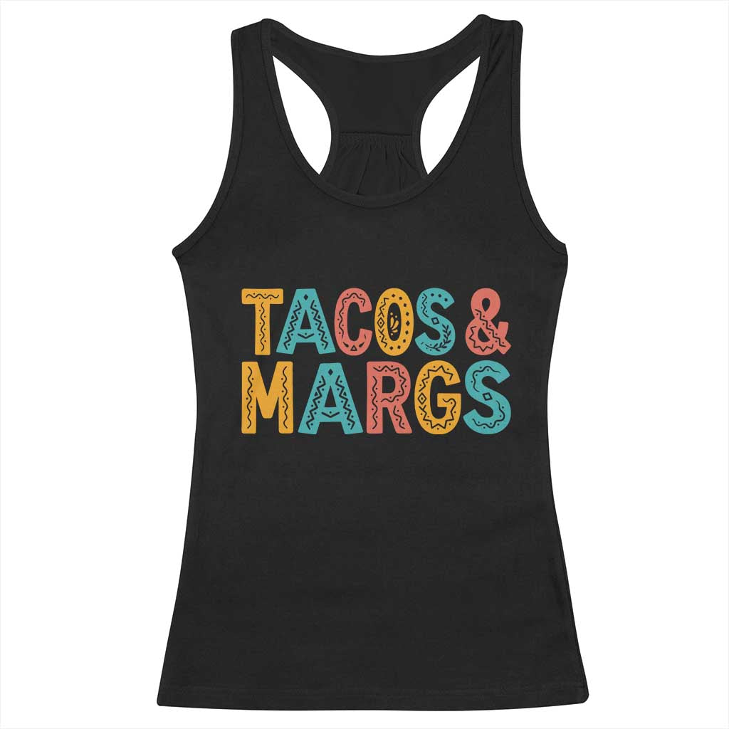 Tacos And Margaritas Lover Racerback Tank Top Cinco De Mayo Fiesta TS12 Black Print Your Wear