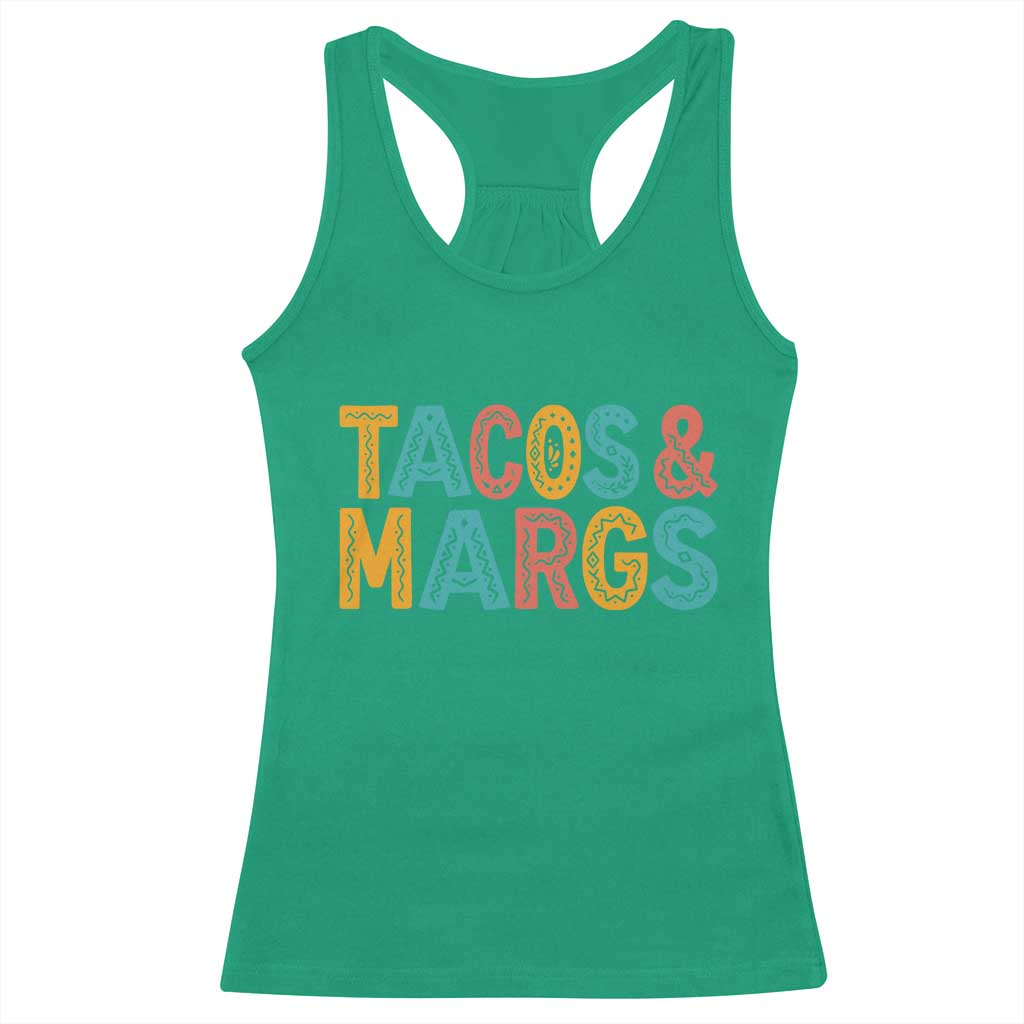 Tacos And Margaritas Lover Racerback Tank Top Cinco De Mayo Fiesta TS12 Irish Green Print Your Wear