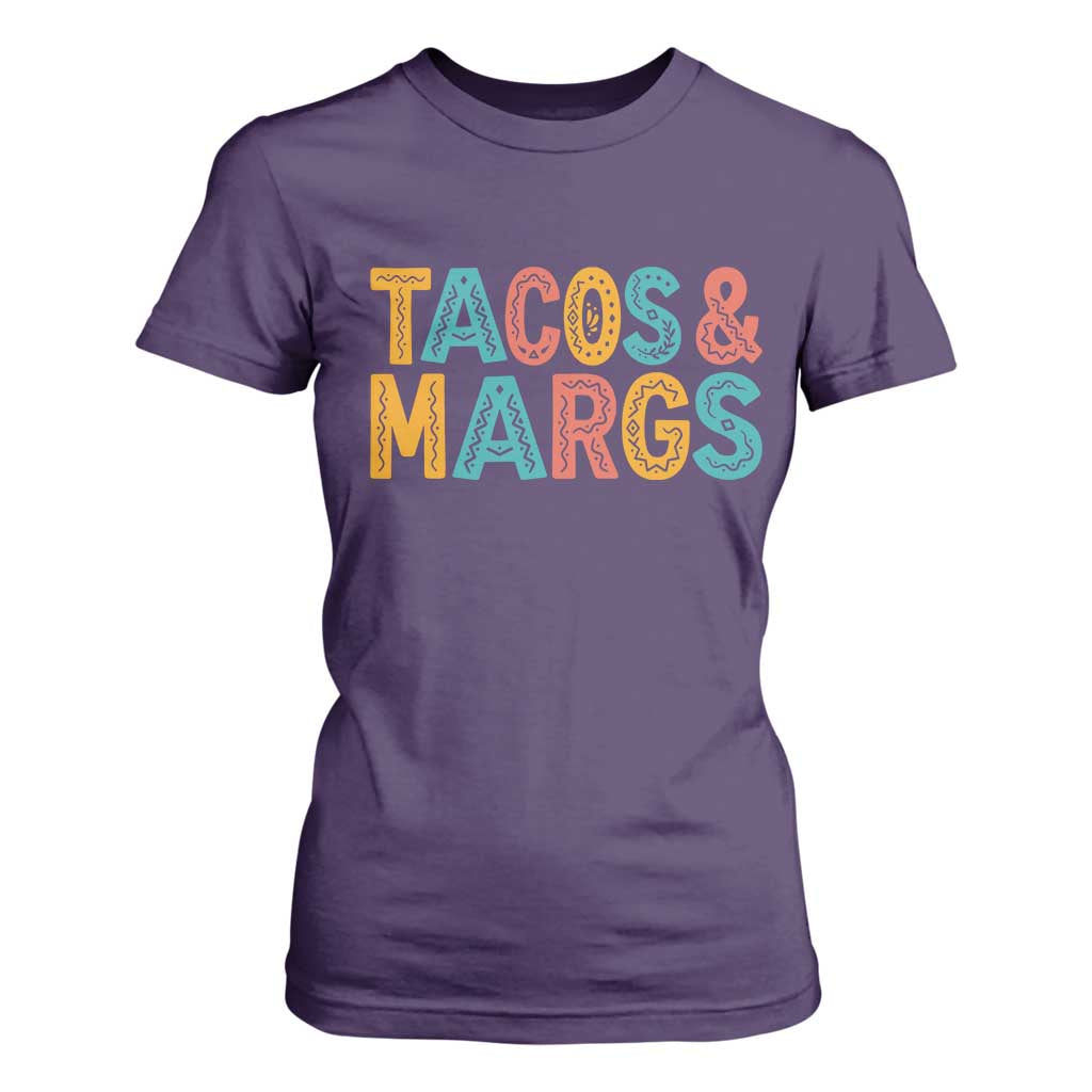 Tacos And Margaritas Lover T Shirt For Women Cinco De Mayo Fiesta TS12 Purple Print Your Wear