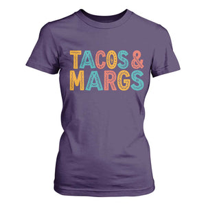 Tacos And Margaritas Lover T Shirt For Women Cinco De Mayo Fiesta TS12 Purple Print Your Wear