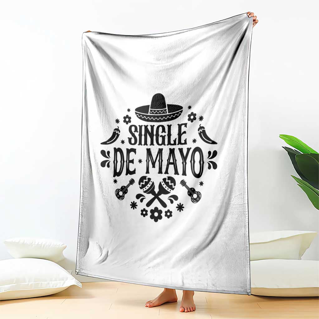 Single De Mayo Mode On Throw Blanket Funny Fiesta Party Quote TS12 Print Your Wear