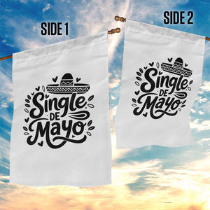 Funny Mexican Party Gift Garden Flag Single De Mayo Squad TS12 Print Your Wear