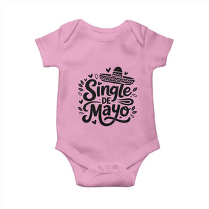 Funny Mexican Party Gift Baby Onesie Single De Mayo Squad TS12 Light Pink Print Your Wear