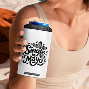 Funny Mexican Party Gift 4 in 1 Can Cooler Tumbler Single De Mayo Squad TS12 Print Your Wear