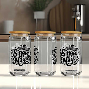 Funny Mexican Party Gift Glass Can Single De Mayo Squad TS12 Print Your Wear