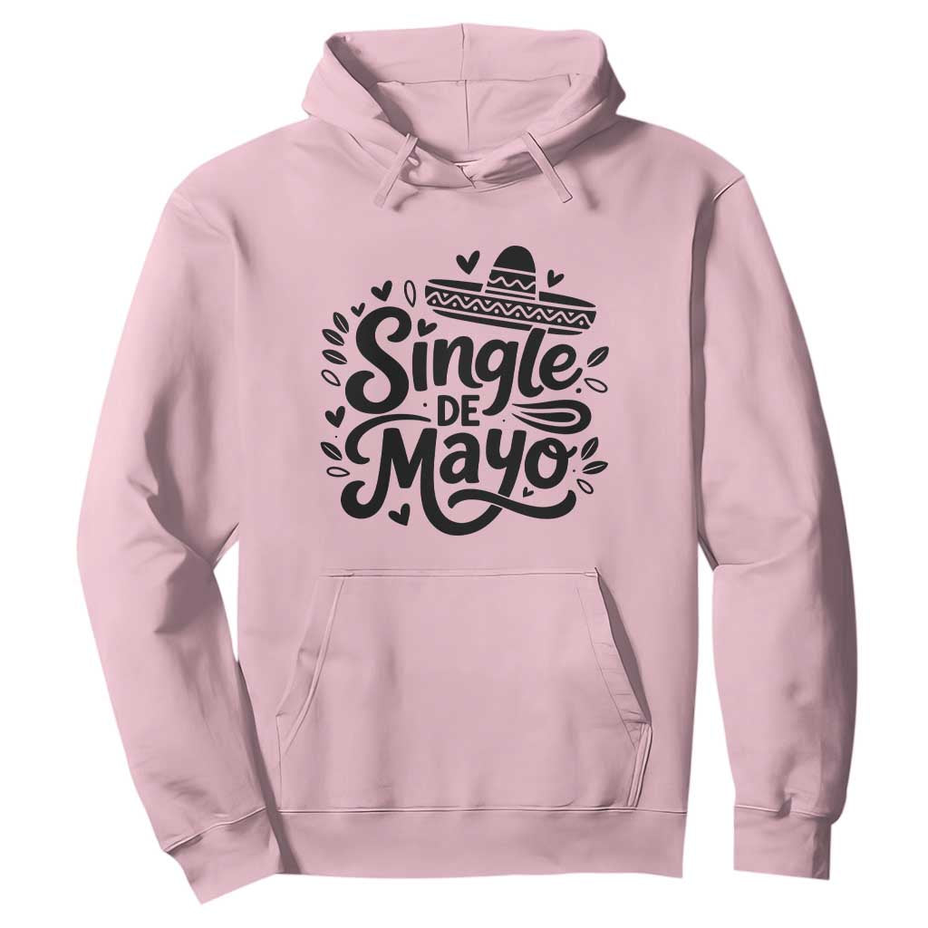 Funny Mexican Party Gift Hoodie Single De Mayo Squad TS12 Light Pink Print Your Wear
