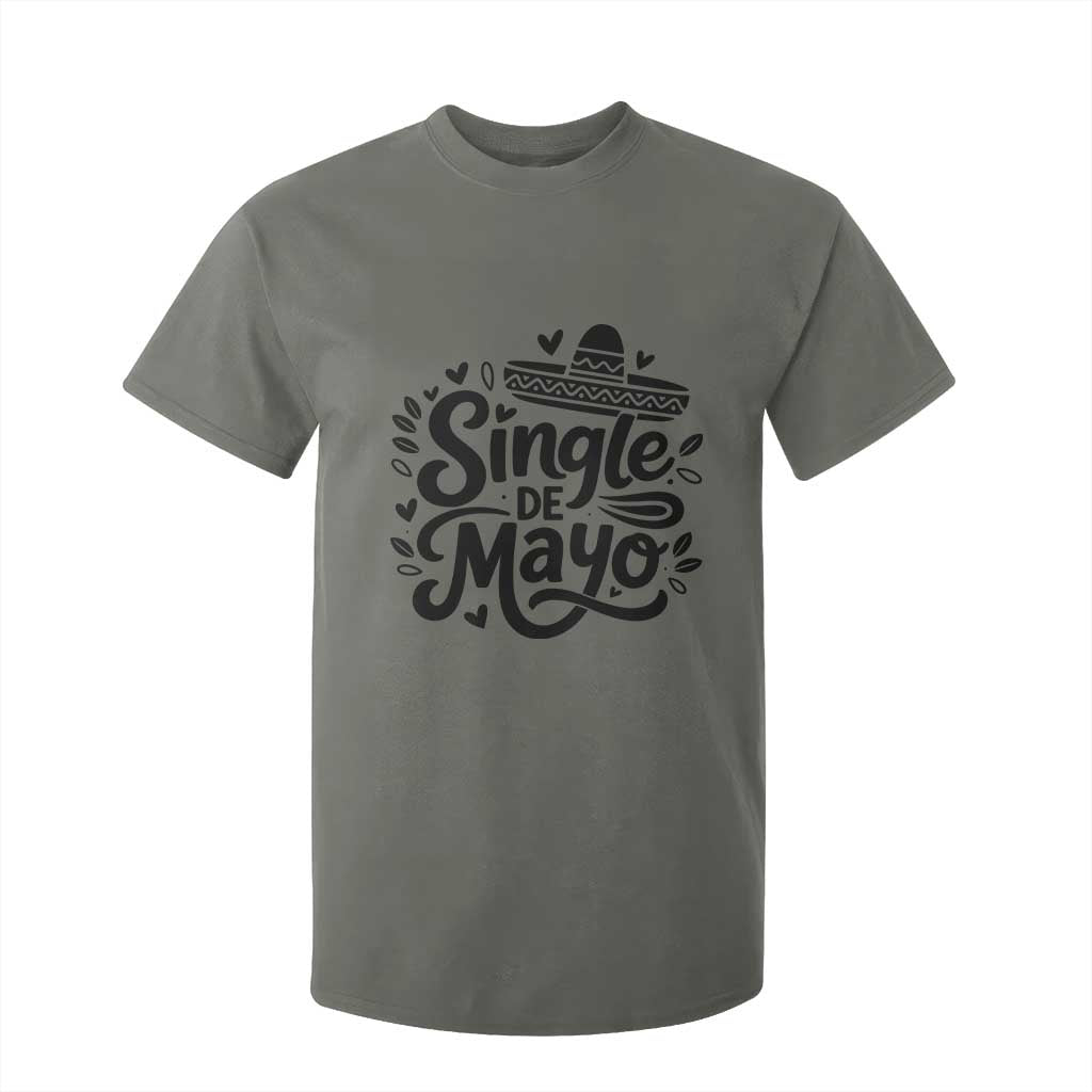 Funny Mexican Party Gift T Shirt For Kid Single De Mayo Squad TS12 Military Green Print Your Wear