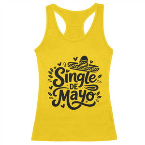 Funny Mexican Party Gift Racerback Tank Top Single De Mayo Squad TS12 Daisy Print Your Wear