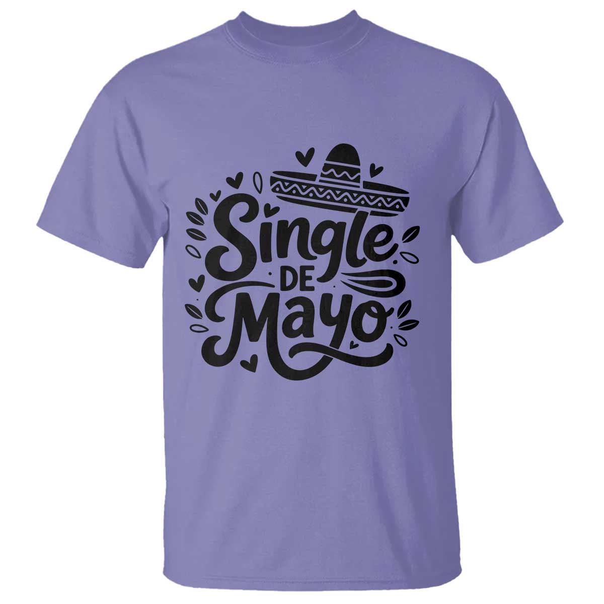 Funny Mexican Party Gift T Shirt Single De Mayo Squad TS12 Violet Print Your Wear