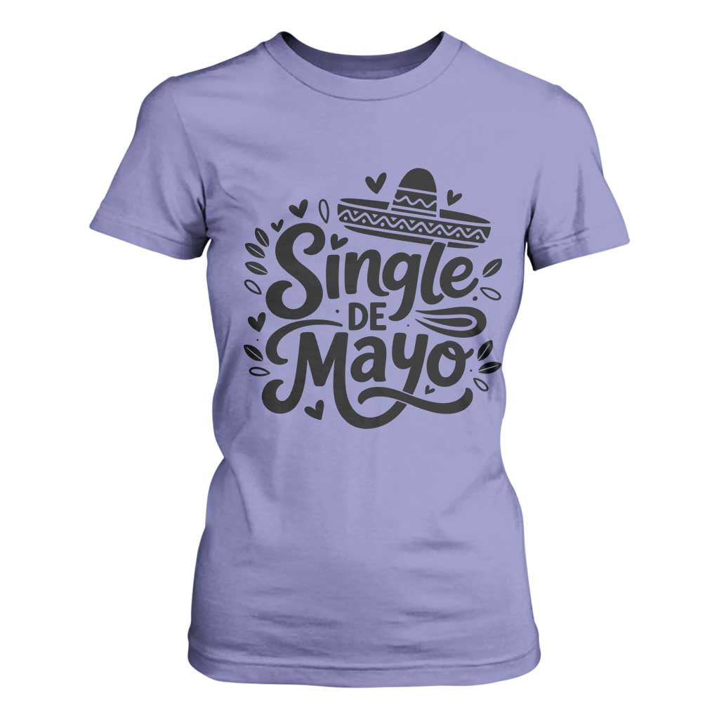 Funny Mexican Party Gift T Shirt For Women Single De Mayo Squad TS12 Violet Print Your Wear