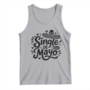 Funny Mexican Party Gift Tank Top Single De Mayo Squad TS12 Athletic Heather Print Your Wear